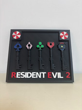 Resident Evil 2 Cornice Espositiva 5 Chiavi Rimovibili Stampa 3D