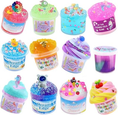 DIY Slime Set: Schleimarten, Kristallschleim, Wolkenschleim