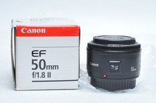 Canon EF 50mm f/1.8 II Standard Lens EF