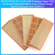 Strip Board Printed Circuit PCB Vero Prototyping Track Stripboard UK(Packs of 5)