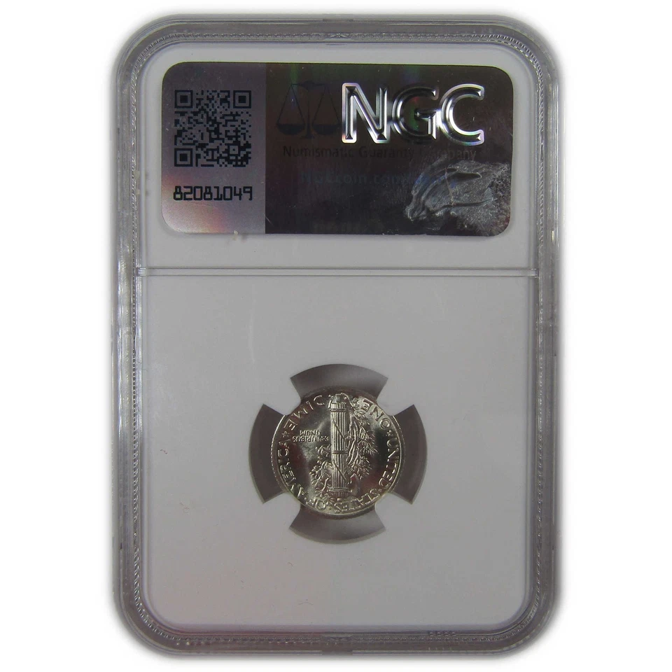1937 S Mercury Dime MS 66 FB NGC Silver Uncirculated SKU:I23191 - Image 2 of 4