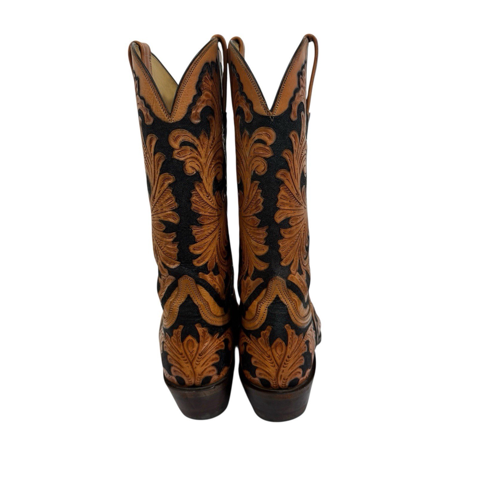 Lucchese 8.5 Classics Kent Hand Tooled Western Cowboy Boots $2500.00 Custom READ image 8