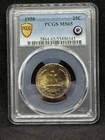 Toned  Washington Quarter 1958 Ms 65 PCGS