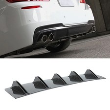 Rear Bumper Lip Diffuser Spoiler Wing Splitter Shark Fin For Honda Accord 13-17 Rear Bumper Lip Diffuser Spoiler Wing Splitter Shark Fin For Honda Accord 13-17