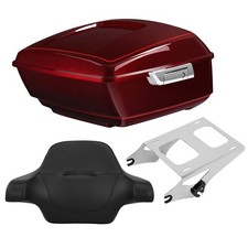 King Trunk Backrest Mount Rack Fit For Harley...