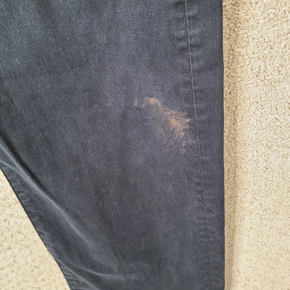 Lee Jeans Mens 36x34 (35x32) Black Extreme Motion Straight Slim Fit Straight Leg - Image 3 of 4