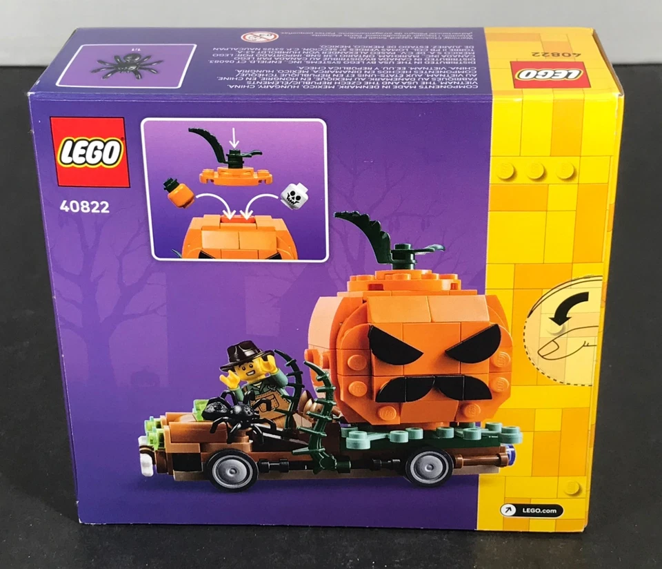 LEGO Temporada JACK-O'-LANTERN CAMIONETA PICKUP 40822 Halloween Calabaza SELLADA Nueva Foto 2 de 4