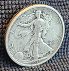 1917 Walking Liberty Silver Half Dollar- Fineness .90 - VG Condition