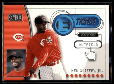 2000 SkyBox E-Ticket Ken Griffey Jr. #8ET Cincinnati Reds