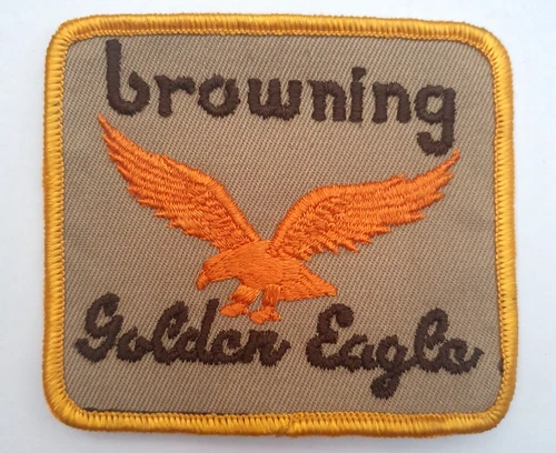 CB Radio 1970's Patch Badge. Citizens Band. Browning Golden Eagle. Scarce Badge