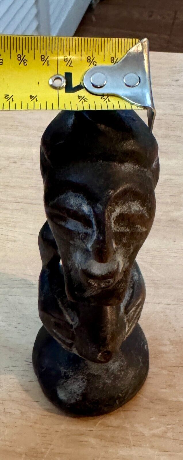 African Wood Carved Figure Sculpture Statue Africa Old Vintage Tribal Art RARE!