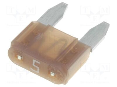 Sicherung: Schmelz 10,9mm 32V MINI 0297005.WXNV Mini-Autosicherungen 5A KFZ