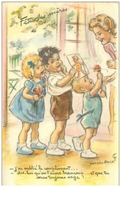 Illustrateurs.bouret.fete Des Meres.j'Ai Oublie das Kompliment Dis Lui Qu' On
