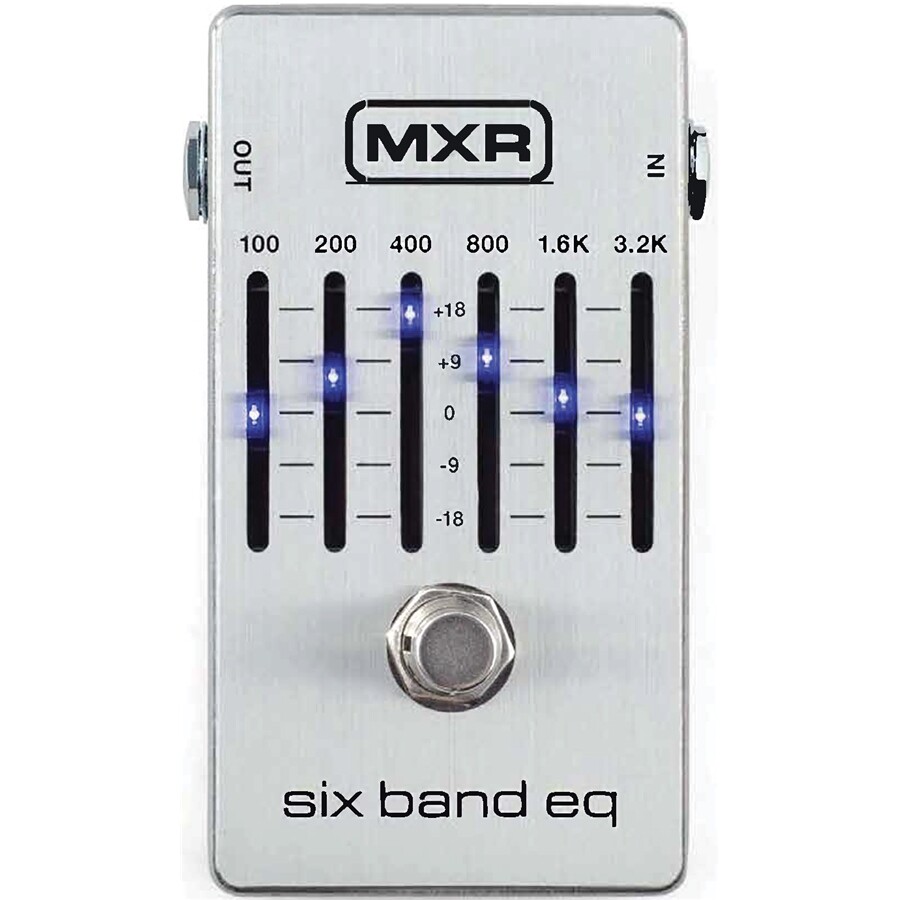 MXR M109S 6 BAND EQ PEDALI EFFETTO PER CHITARRA