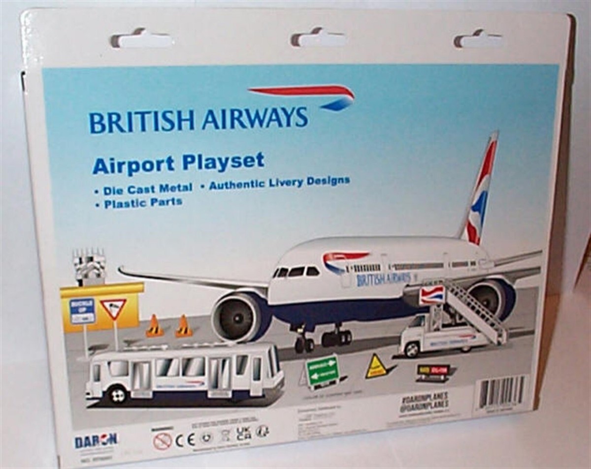 DARON BRITISH AIRWAYS AIRPORT PLAYSET RT6001 New in unopened box