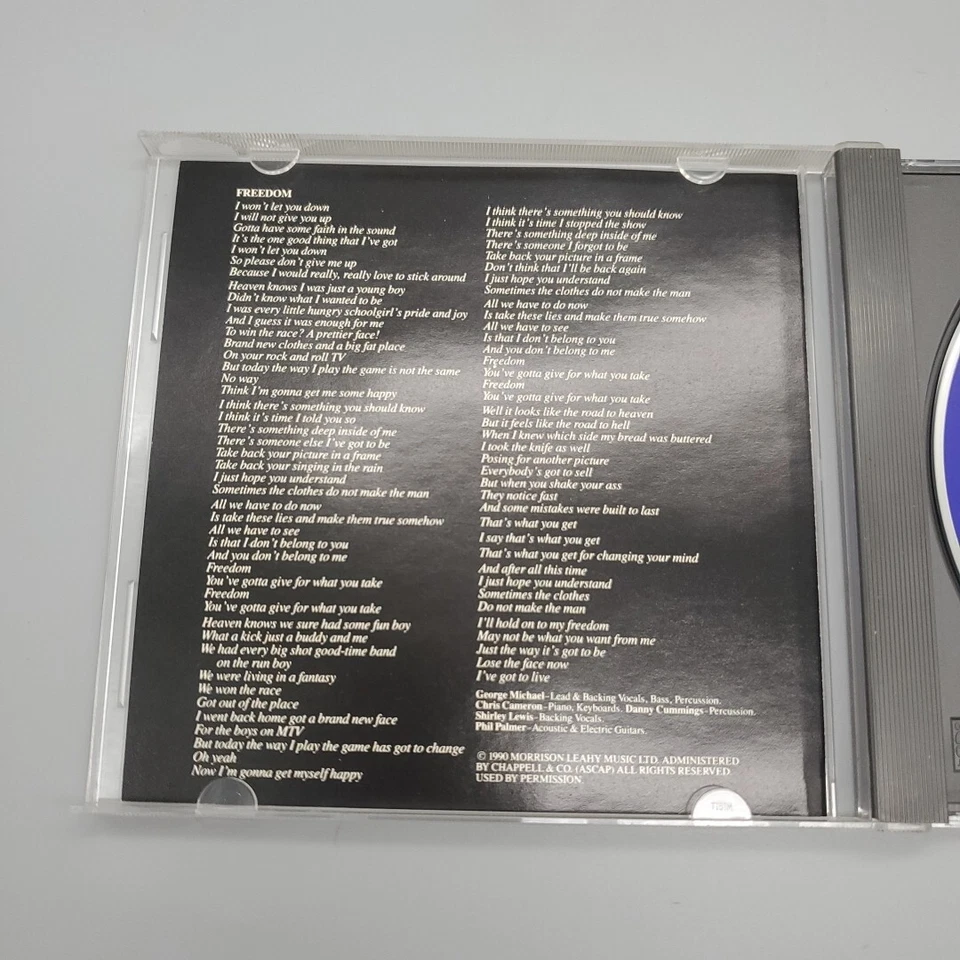 ДЖОРДЖ МАЙКЛ Свобода 3TRX с МИКСОМ и UNRLEASED FANTASY trk США ПРЕСС CD сингл - Изображение 3 из 4