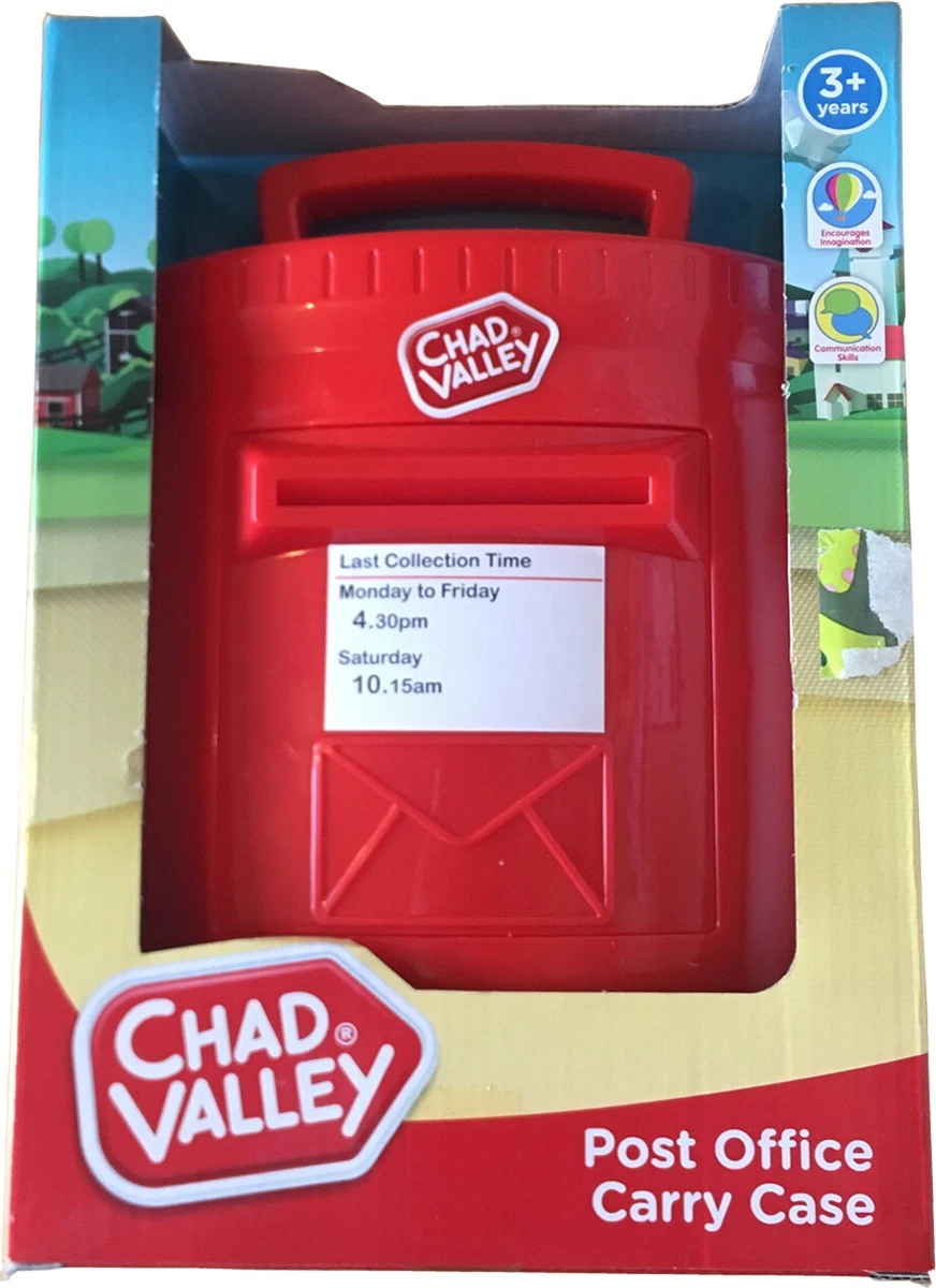 CHAD VALLEY POST OFFICE CARRY CASE COMPLETE PLAYSET KIDS FUN TOY GIFT XMAS