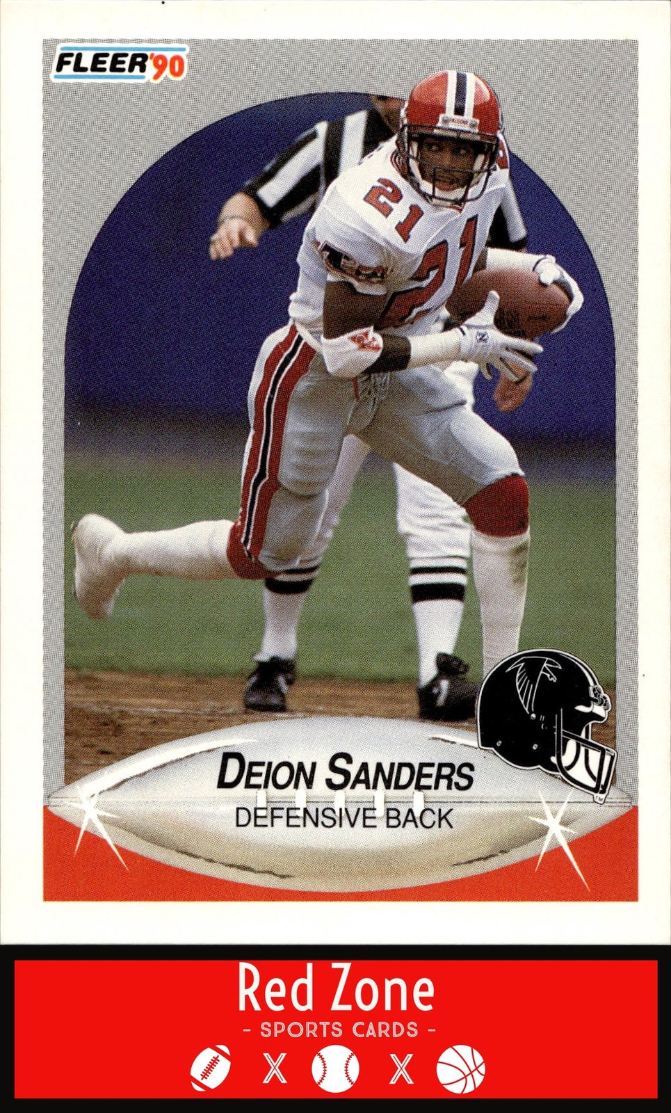 1990 Fleer - #382 Deion Sanders NM/NM+
