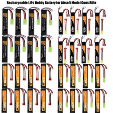 11.1V 2000mAh Airsoft Battery LiPo Rechargeable Hobby w/ Mini Tamiya Connector