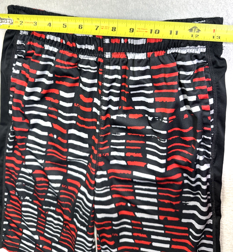 Nike Dri Fit Printed Training Shorts Black Red Gray Boy’s Youth XL - Picture 6 of 11
