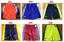 NEW UNDER ARMOUR HEATGEAR BOYS SHORTS SIZES 2T, 4, 5, 6 MSRP 19.99-24.99
