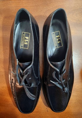 Mens Florsheim 23614 Black Textured Leather Dress Shoes Size 