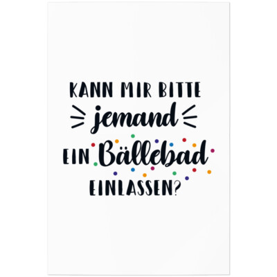 Kann mir bitte jemand ein Bällebad einlassen? 11001002540