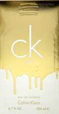 CALVIN KLEIN CK ONE GOLD EAU DE TOILETTE SPRAY UNISEX 6.7 Oz / 200 ml JUMBO SIZE