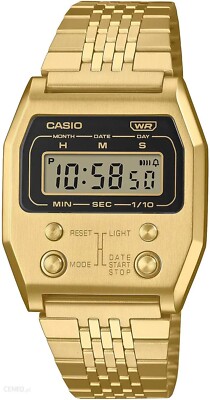 Casio Gold Unisexs Digital Watch Casio Collection Vintage A1100G