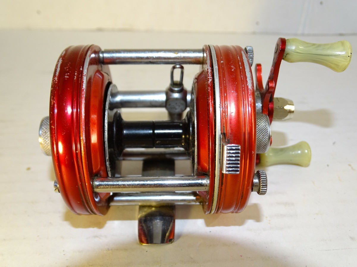 Vintage Abu Ambassadeur 5000 Red Fishing Reel with case | eBay