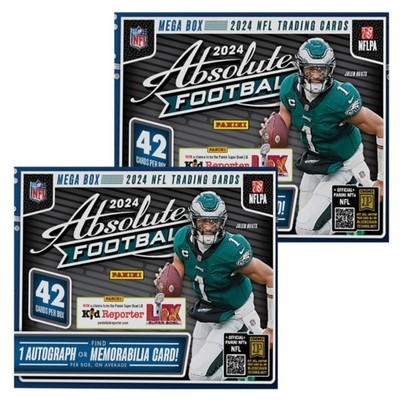 2024 Panini Absolute NFL Football Hobby Mega Box (Lot of 2) - In Hand!