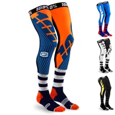 100% REV Knee Brace MX Socks Enduro Performance Over the Knee Long MX Socks