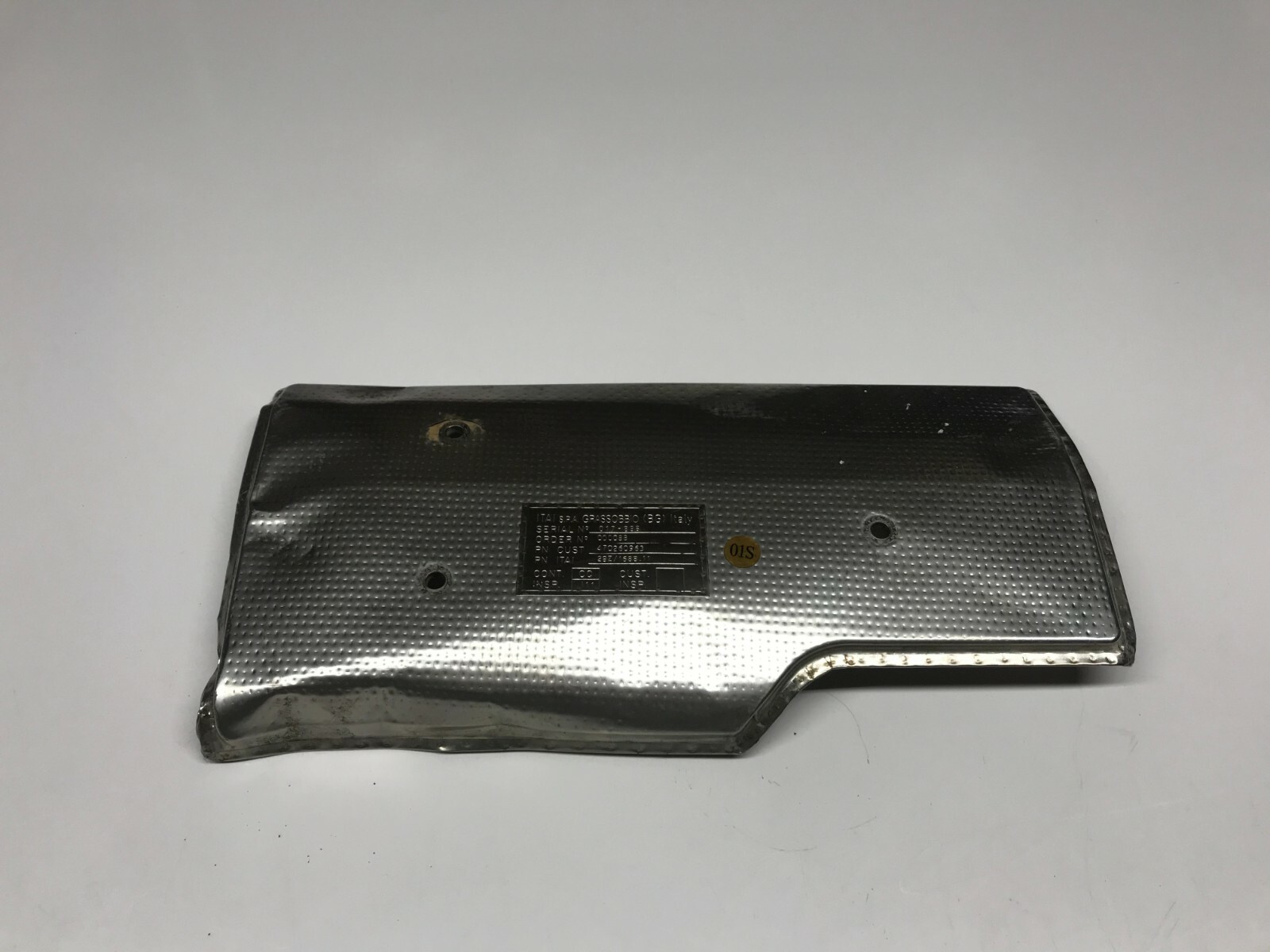 LAMBORGHINI AVENTADOR AC COMPRESSOR HEAT SHIELD OEM 470260963