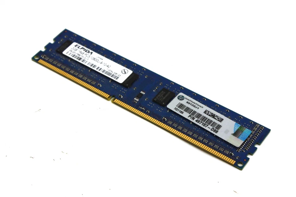 (4)Elpida EBJ20UF8BCF0-DJ-F Computer Memory (4x2GB) 1Rx8 PC3-10600  497157-D88 - Image 4 of 4