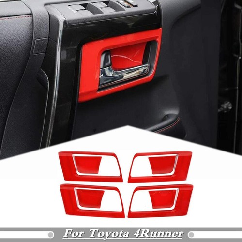 Set maniglie porta Car Interior Door Handle Cover Trim Fibra Set maniglie porta Car Interior Door Handle Cover Trim Fibra