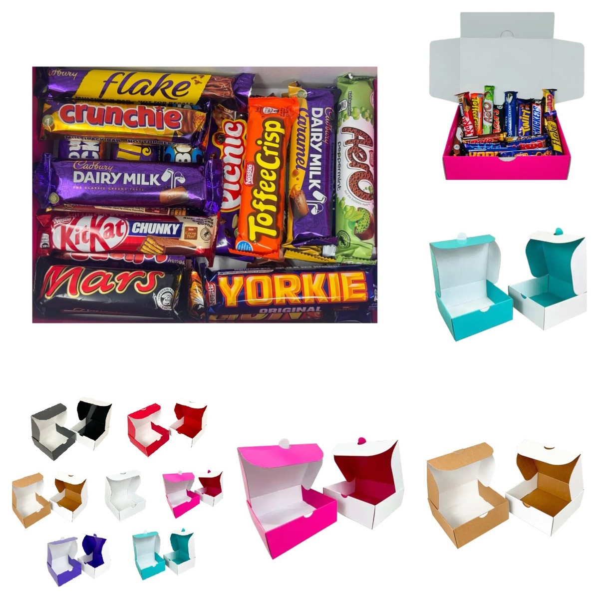 Assorted Chocolate Variety Gift Cadbury Nestle Bar Hamper