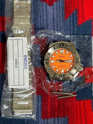 希少 廃盤 SEIKO オレンジモンスター シャークトゥース(SRP309K1)