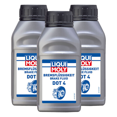 Bremsflüssigkeit LIQUI MOLY DOT4 3X 250ml Brems Flüssigkeit Brake Bremse bremsen