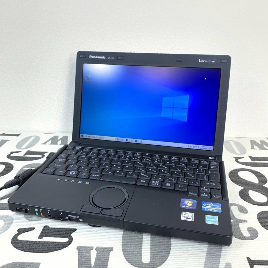 パナソニック Panasonic Let's note CF-J10 第1世代 Core i3 380M 8GB HDD250GB 無線LAN Windows10 64bitWPSOffice 10.1インチ モバイルノート  パソコン  ノートパソコン