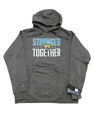 Jacksonville Jaguars Sweater Men Large Pullover Fleece Hoodie Graphic Print