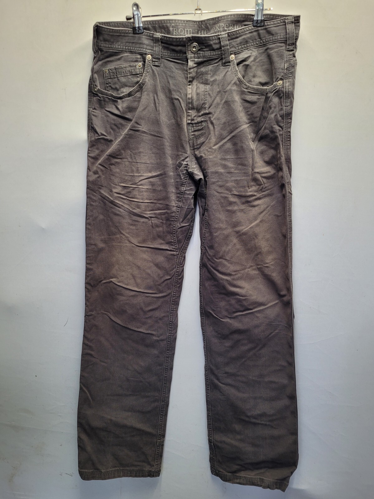 Prana Denim Pants Grey 33 Rocker Staight Leg 2yk 2486