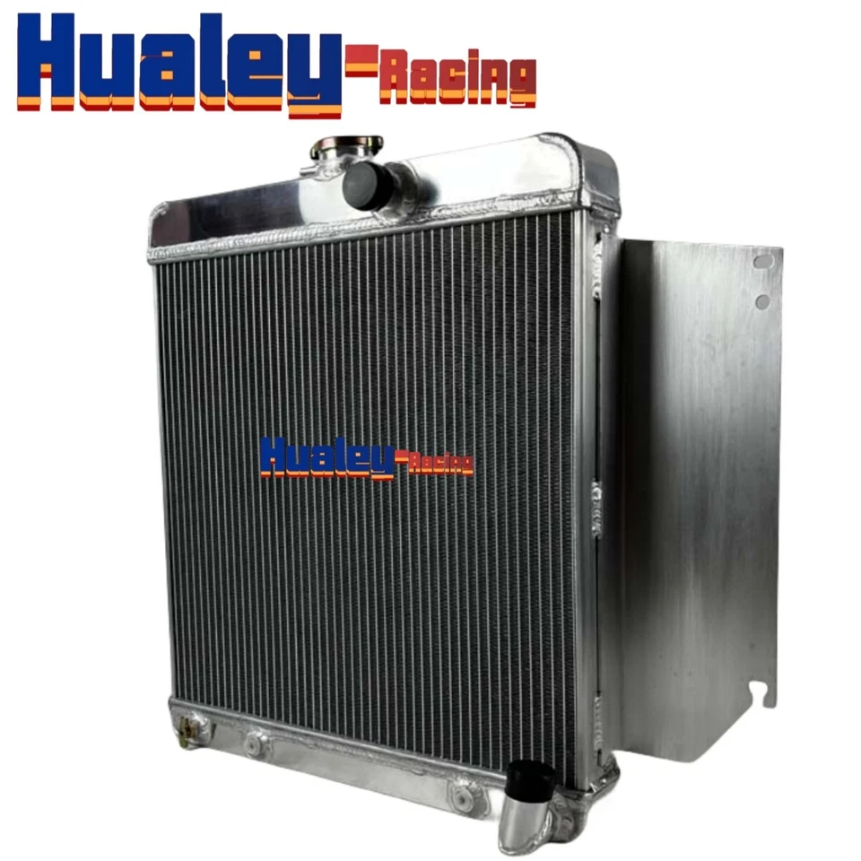 Radiador de 3 filas para Dodge Dart 1965 1966/Plymouth Valiant aluminio #CC6566 Foto 2 de 4