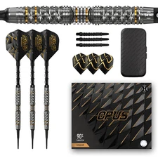 New 2025 Harrows Opus 90% Soft Tip Darts Box Set – 18 Grams