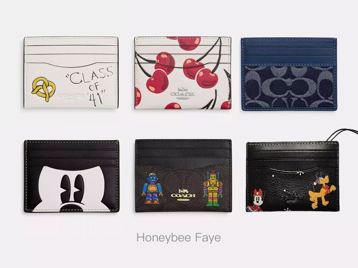 NWT Disney X Coach Slim Id Card Case With Mickey Mouse NWT Disney X Coach Slim Id Card Case With Mickey Mouse