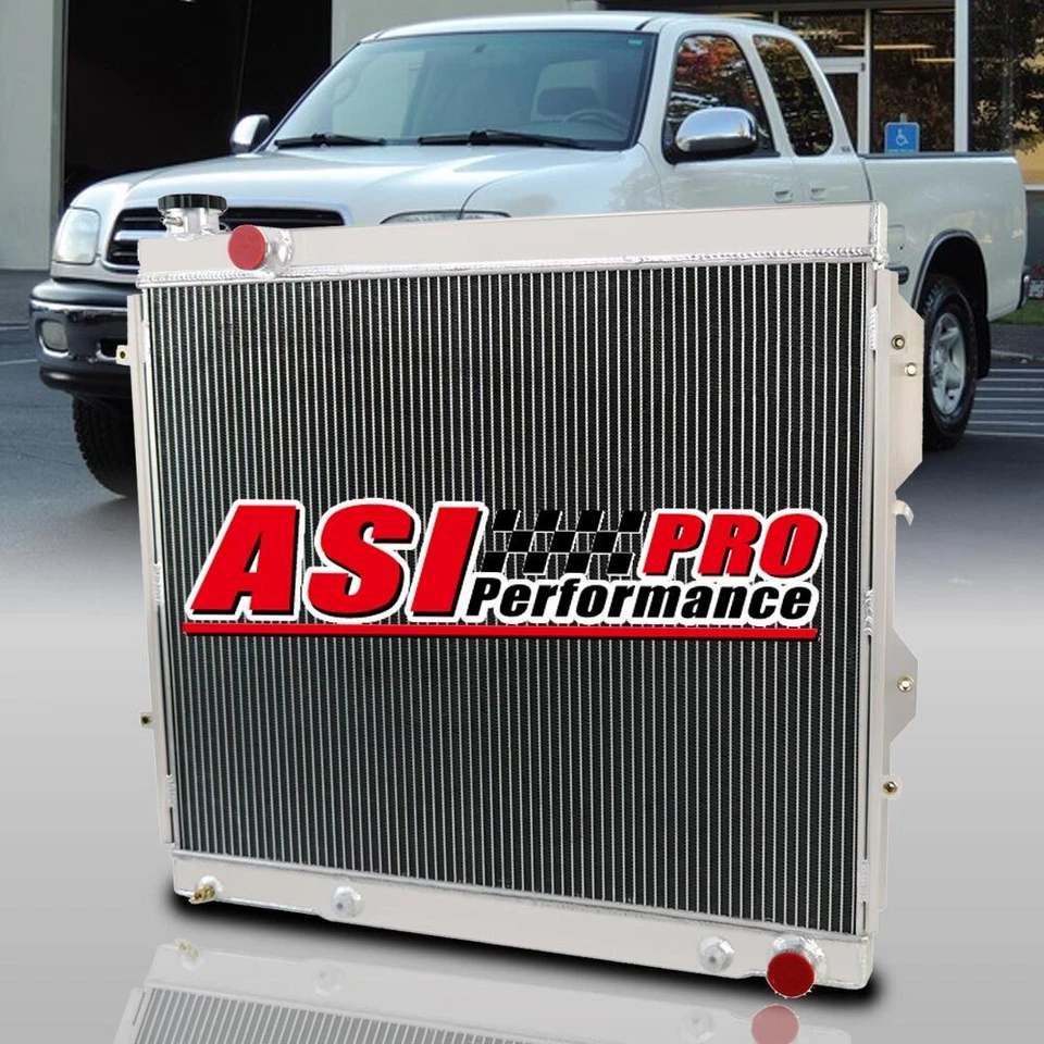 4 Row Aluminum Radiator For 00-2006&01 Toyota Tundra 2007 Sequoia 4.7L V8 4-Door - Imagem 2 de 4