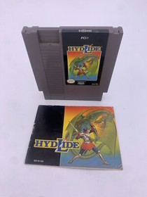 Hydlide (Nintendo Entertainment System, NES, 1989) With Manual