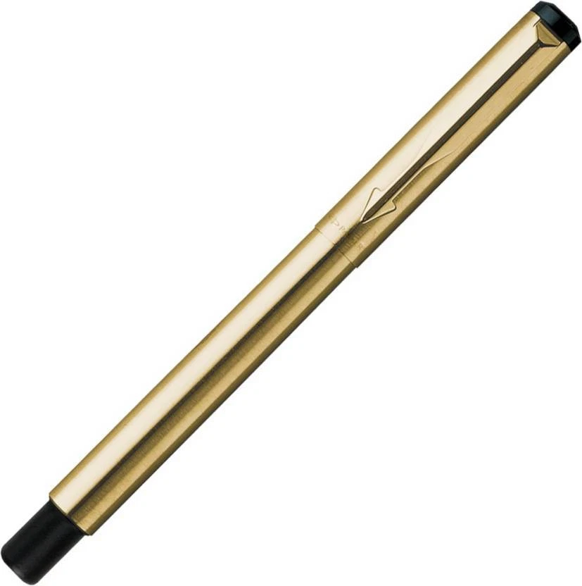 Parker Vector Gold Body Trim GT Roller Ball Pen Rollerball RB Blue Ink Fine
