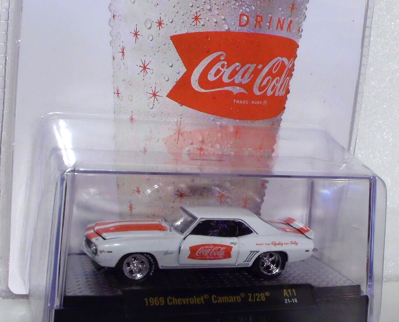 M2 Machines Coca Cola 1969 Chevrolet Camaro Z/28 1:64 Diecast