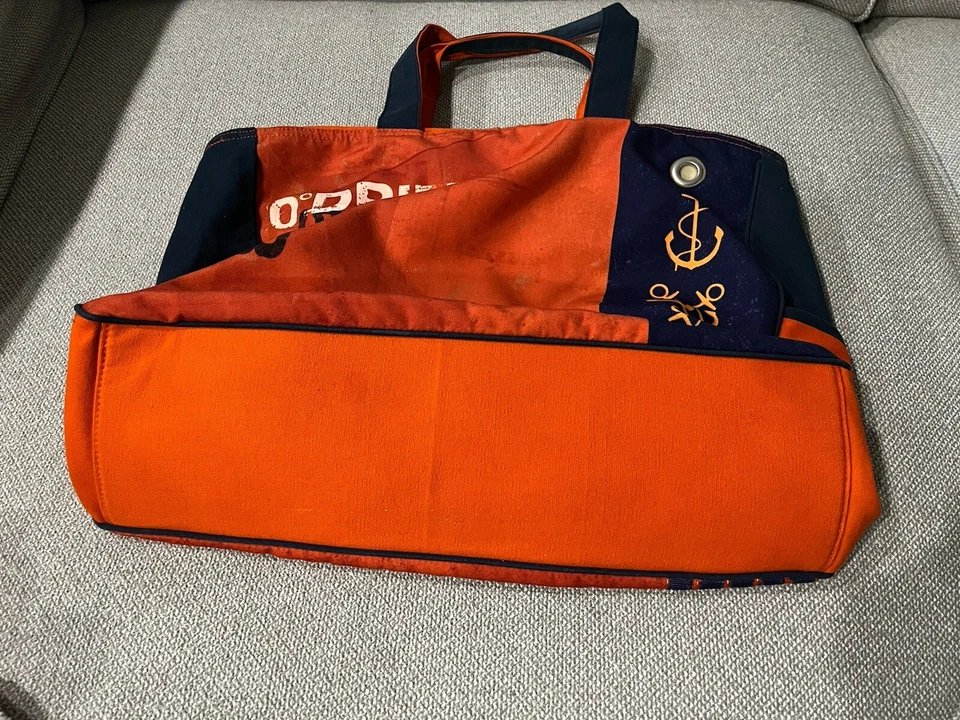 Sun'N'Sand - Bolso de Hombro - 0 Grados Drift 503 Naranja Azul Bolso de Playa 19x12 Foto 3 de 4