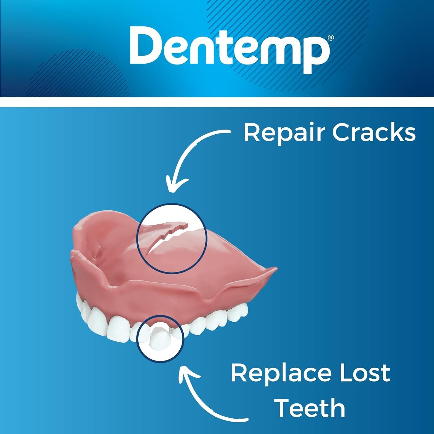 Denture Repair Kit: Quick Fix for Broken Dentures - Safe & Effective Gel Formula